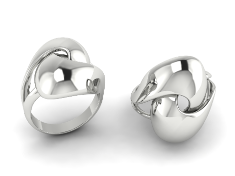 404 Ring without stones 3D Принт Модель