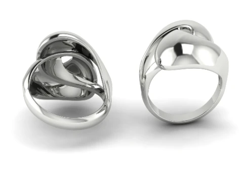 404 Ring without stones 3D Print Model