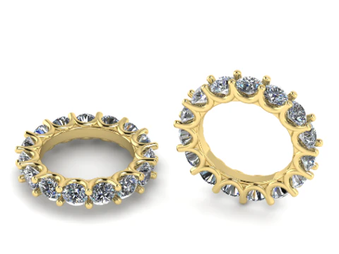 406 婚約指輪 3Dプリントモデル