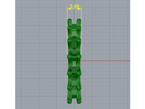 406 Engagement ring 3D Print Model