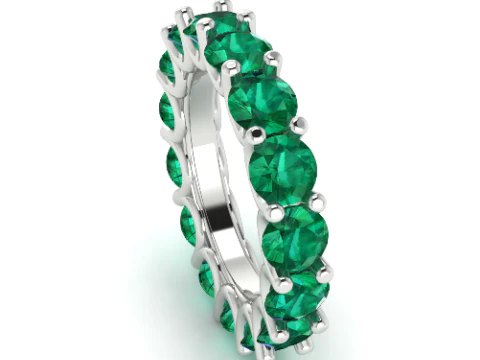 406 Engagement ring 3D Print Model