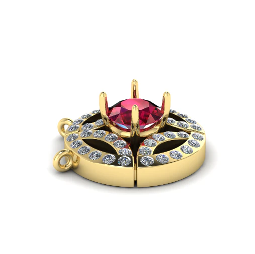 408 Pendant 3D Print Model .c4d .max .obj .3ds .fbx .stl .blend 