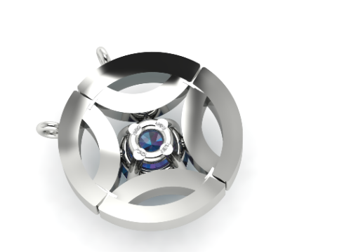 408 Pendant Model Cetak 3D