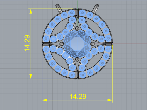 408 Pendant Model Cetak 3D