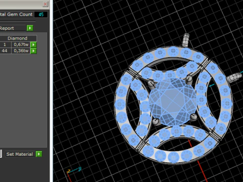 408 Pendant 3D Print Model