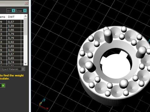 414 Earrings 3D Print Model