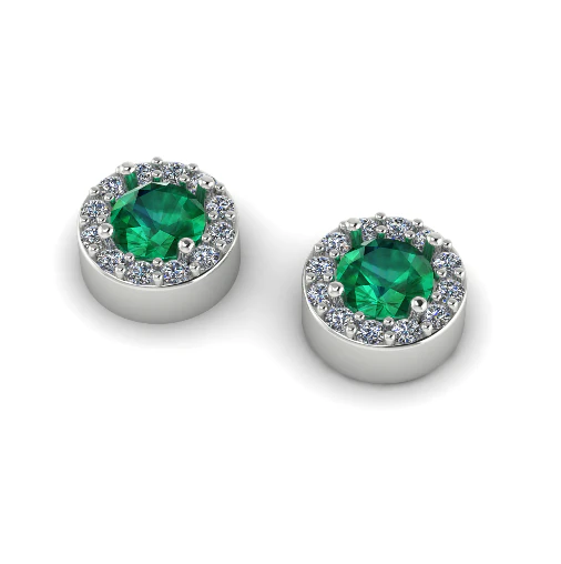 414 Earrings 3D Print Model .c4d .max .obj .3ds .fbx .stl .blend 