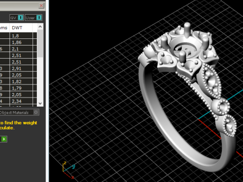 415 Female ring 3D Принт Модель