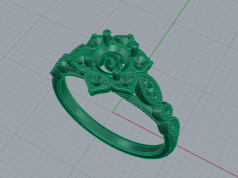 415 Female ring 3D Принт Модель