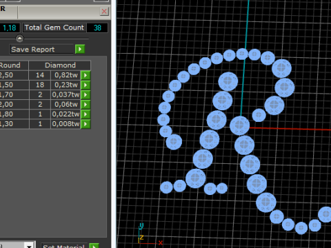 417 Pendant in the form of a letter R 3D Print Model