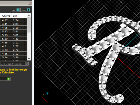 417 Pendant in the form of a letter R 3D Print Model