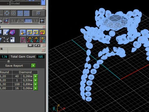 420 Ring Flower 3D Print Model