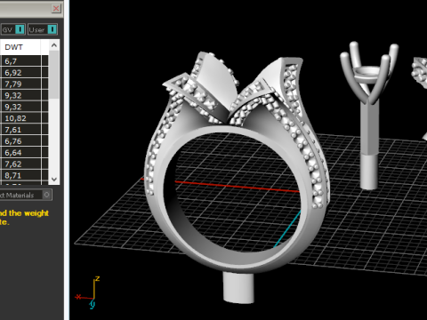 420 Ring Flower 3D 打印模型