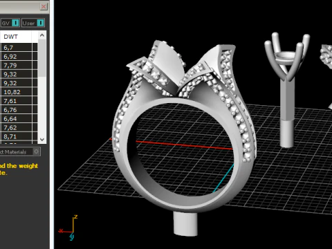 420 Ring Flower 3D Print Model