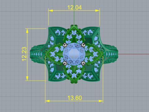 420 Ring Flower 3D 打印模型
