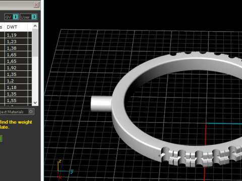 428 Wedding ring Modello di stampa 3D