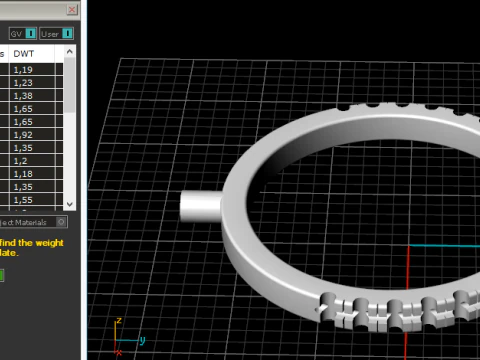 428 Wedding ring 3D Print Model