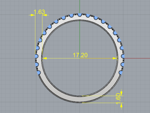 428 Wedding ring Modello di stampa 3D