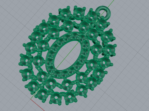 430 Pendant 3D 打印模型