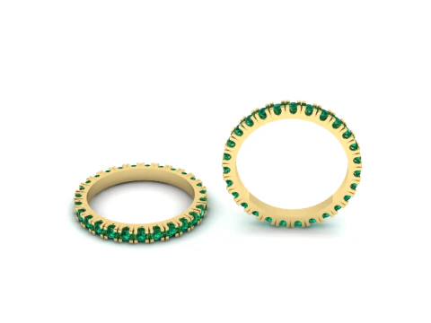 432 Wedding ring 3D Print Model