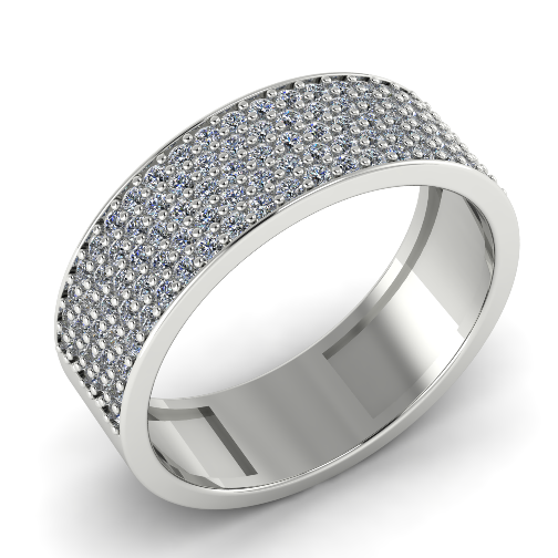 438 Ring with stones Modelo de Impressão 3D .c4d .max .obj .3ds .fbx .stl .blend