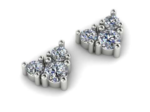 439 Earrings with stones 3Dプリントモデル