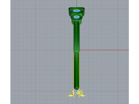 441 Ring with baguette stones 3D Print Model