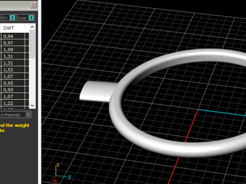 441 Ring with baguette stones 3D Print Model