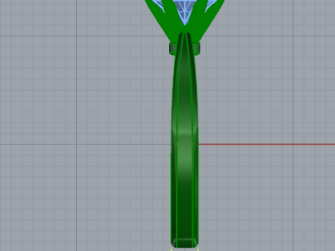 444 Female ring 3D Print Model