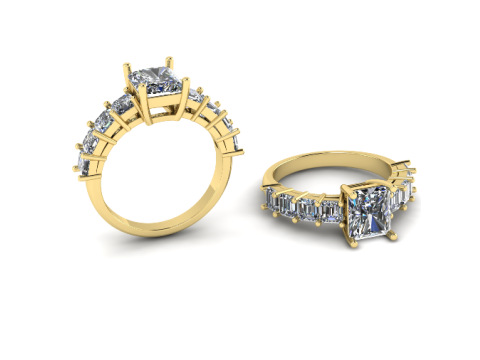 Ring447 Beautiful ring 3D 打印模型