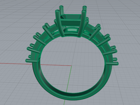 Ring447 Beautiful ring 3D 打印模型