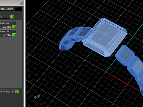 Ring447 Beautiful ring 3D 打印模型