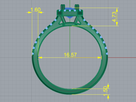 449 Ring 3D 프린트 모델