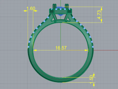 449 Ring 3D Print Model