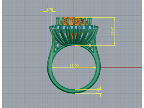 450 Ring Modèles 3D en vedette