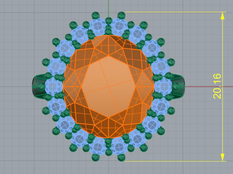 450 Ring 3D Print Model