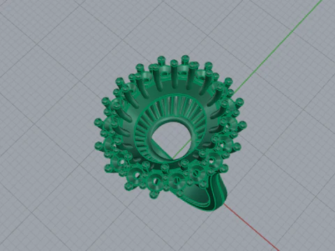 450 Ring 3D Print Model