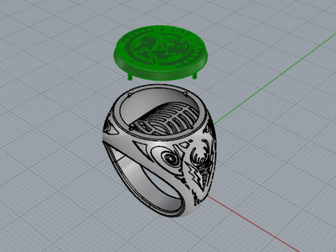 451 Ring Modello di stampa 3D