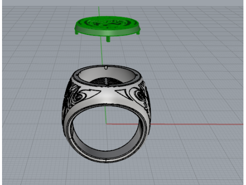 451 Ring Modello di stampa 3D