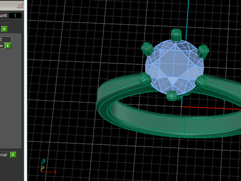 452 Ring Model Cetak 3D