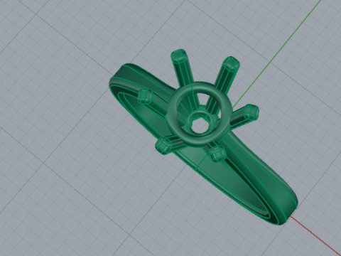 452 Ring Model Cetak 3D