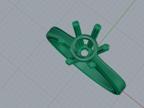 452 Ring 3D Print Model