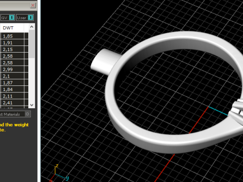 452 Ring Model Cetak 3D