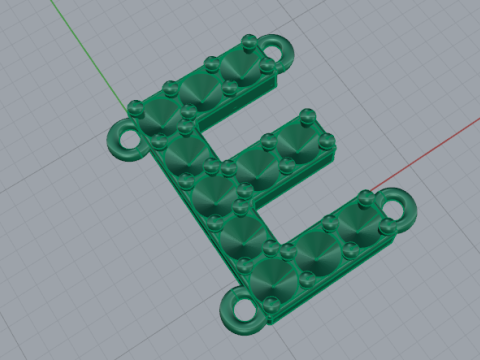 453 E pend Modelo de impresión 3D