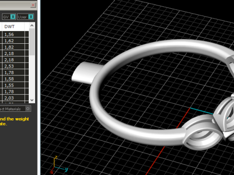 454 Ring with marquise stones 3D Принт Модель