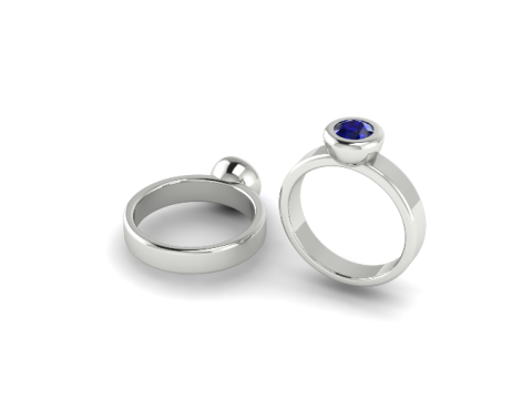 455 ring 3Dプリントモデル