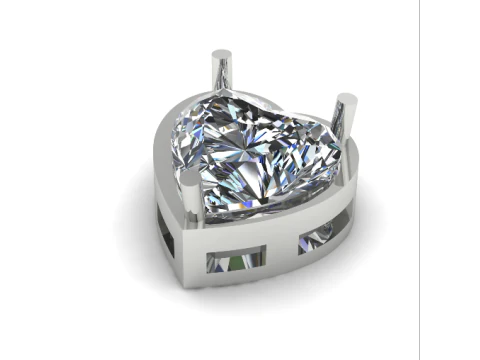 455 Pierścień z jednym kamieniem Model do druku 3D