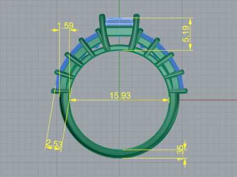457 Ring 3D Print Model