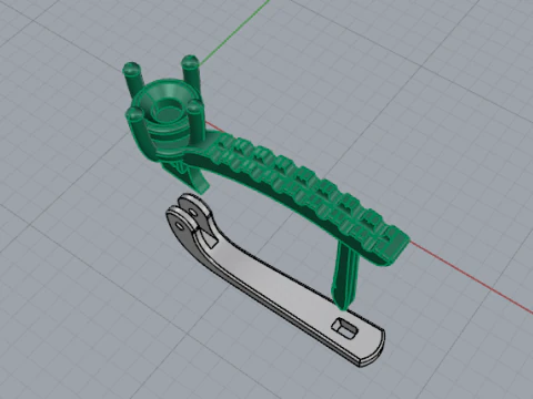 459 Earrings with stones 3D Print Model