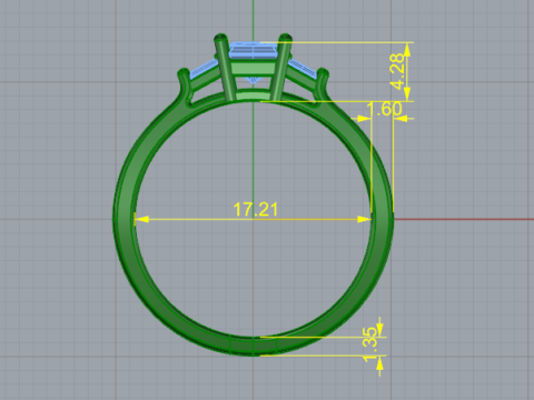 460 Ring 3D Baskı Modeli